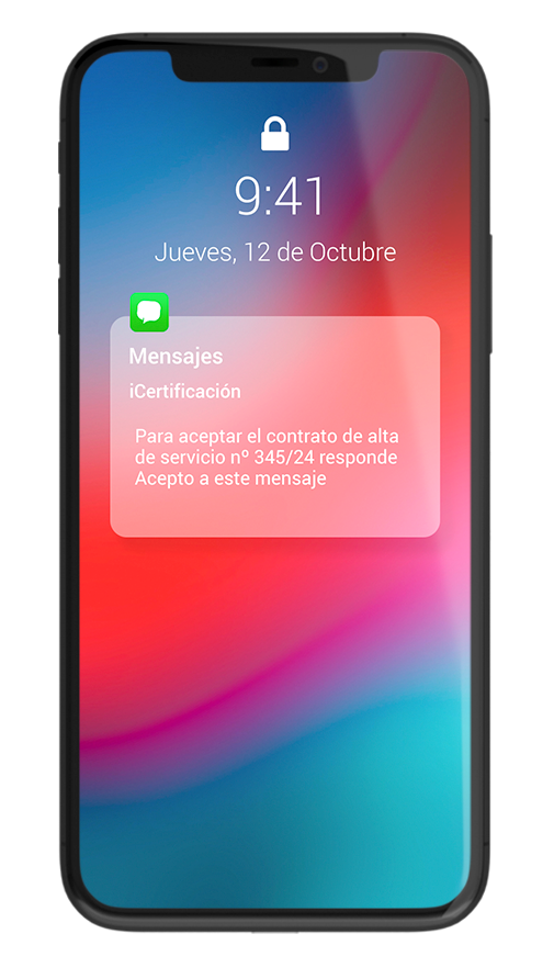 Aceptación SMS