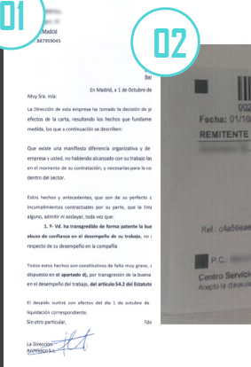 Notificación postal